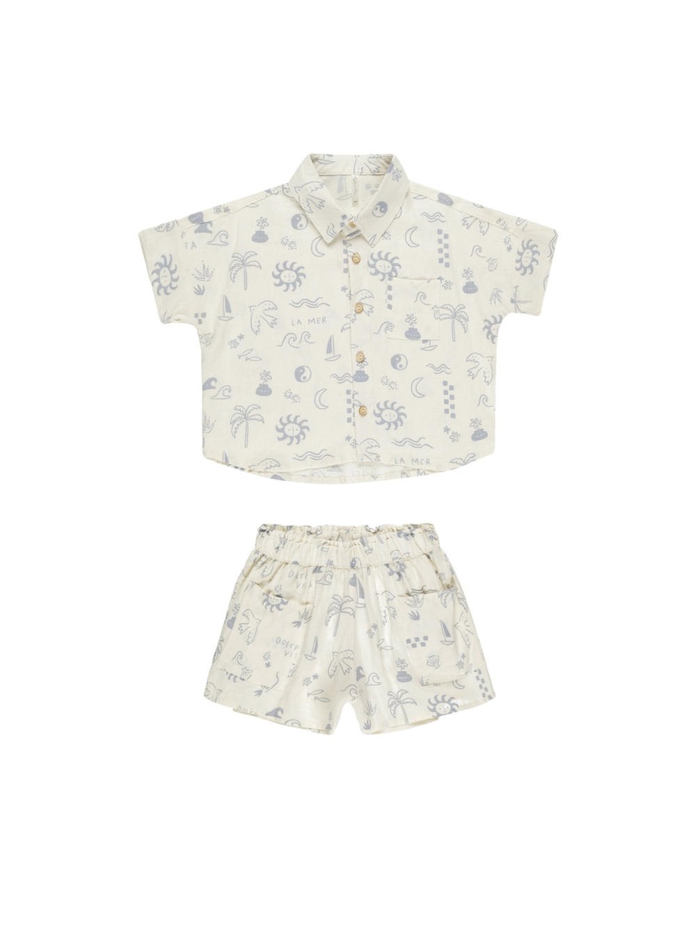 RYLEE + CRU KELLI SET / MEDITERRANEAN size 8-9 years